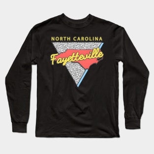 Fayetteville North Carolina Triangle Nc City Long Sleeve T-Shirt